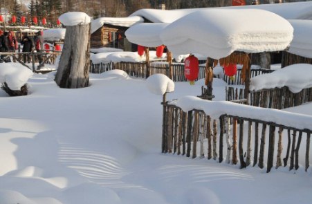 描写冬天雪景的唯美句子