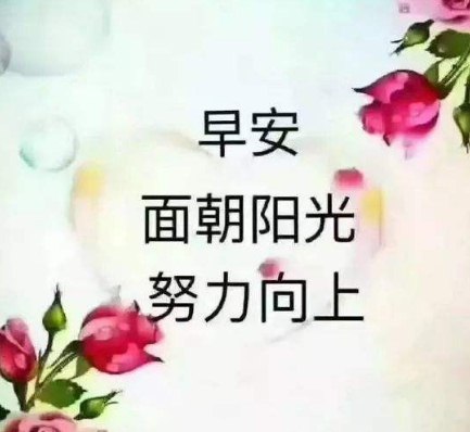 早安心语图片大全