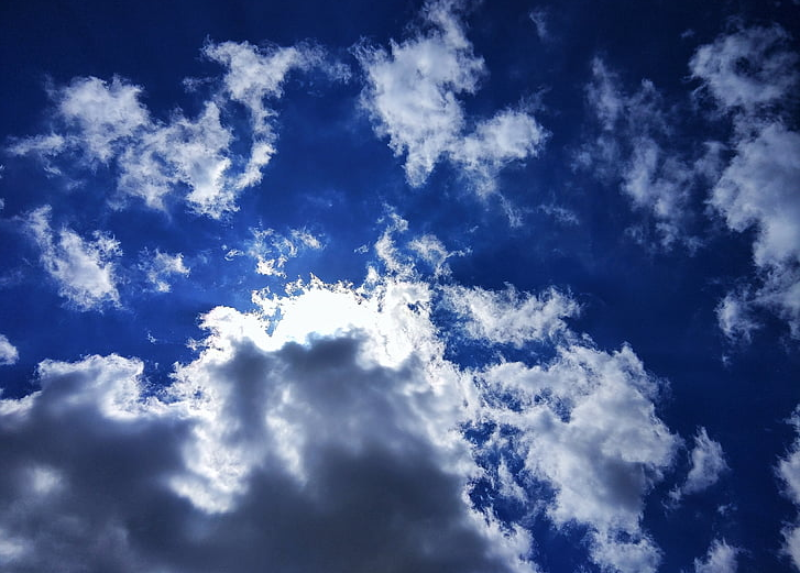 看着蓝天白云感到心情舒畅的句子